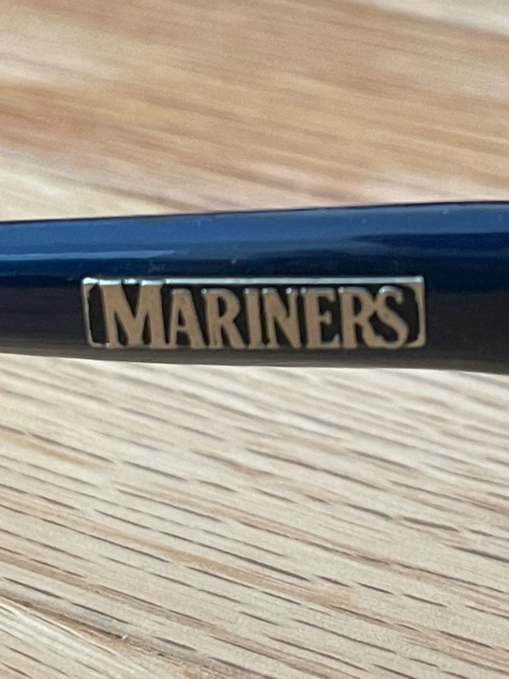 Seattle Mariners LOMAS Branded Wraparound Navy Blue Sunglasses - Dark Lenses